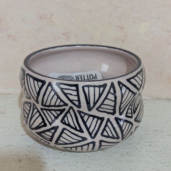 Handmade Ceramic Mug By The Tatted Potter With Geometric Design – 10 Oz coffee - Picture 11 of 11